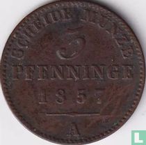 Preußen 3 Pfenninge 1857