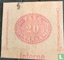 Cijfer in Ovaal - Taxe - Tassa