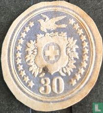 Armoiries, personnage et colombe