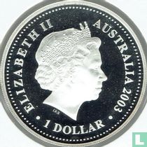 Australia 1 dollar 2003 (PROOF) "50th anniversary Coronation of Elizabeth II"