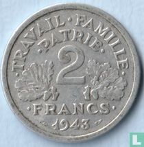 France 2 francs 1943 (sans B) acheter