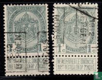 "MONS 1912 BERGEN" 1c A+B for sale