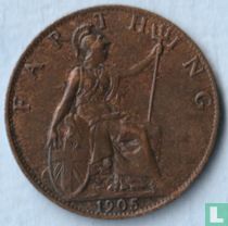 Royaume-Uni 1 farthing 1905 acheter
