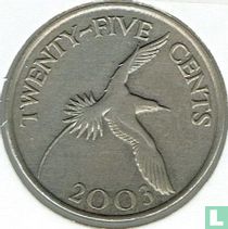 Bermuda 25 cents 2003