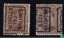 "MECHELEN 1925 MALINES" 2c A+B for sale