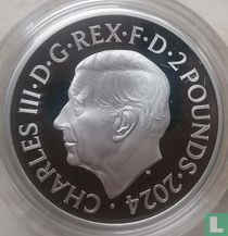 United Kingdom 2 pounds 2024 (PROOF) "Paris"
