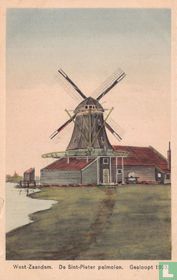 338. West-Zaandam. De Sint-Pieter pelmolen.