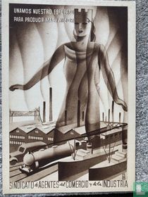 Spanish civil war - Unamos nuestro Esfuerzo para producir mas y mejor