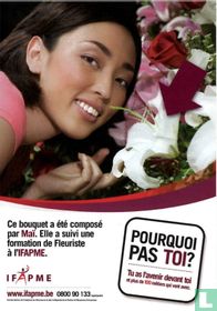 4731 IFAPME - "Ce bouquet a été composé par Maï."
