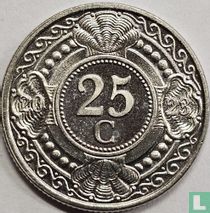 Antilles néerlandaises 25 cent 2023