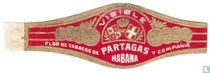 Visible Flor de Tabacos de Partagas y Compañia Habana