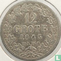Bremen 12 grote 1845