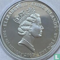 Cook Islands 1 dollar 2007 (PROOF) "75th anniversary Sydney Harbour Bridge"