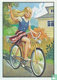 Barbie op de fiets