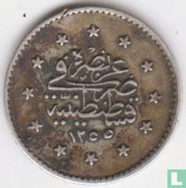 Empire ottoman 1 kurus AH1255-15 (1852)