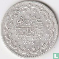 Osmanisches Reich 5 Kurus AH1277-12 (1872)