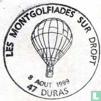 Hot air balloons on dropt - Duras