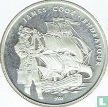 Congo-Brazzaville 1000 francs 2003 (PROOF) "Captain James Cook"