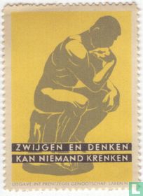 Zwijgen en denken kan niemand krenken