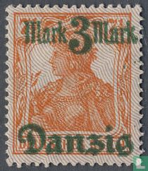 Germania avec surcharge (nouvelle valeur)