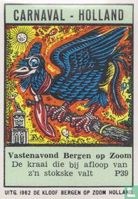 De kraai die bij afloop van z`n stokske valt