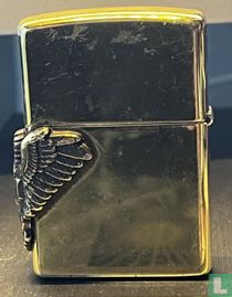 Zippo Antique Brass Harley-Davidson Eagle & Shield