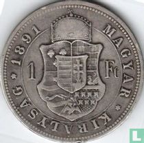 Ungarn 1 Forint 1891