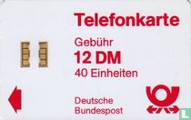 Telefonkarte 12 DM