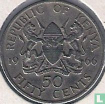Kenya 50 cents 1966