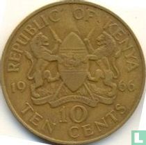 Kenya 10 cents 1966