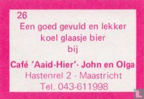 Een goed gevuld en lekker koel glaasje bier