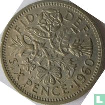 Verenigd Koninkrijk 6 pence 1960