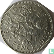 Verenigd Koninkrijk 6 pence 1965
