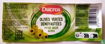 Ducros.olives vertes dénoyautées 320g