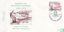 First flight Brussels-Kinshasa