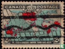 Weltkarte und Britisches Weltreich 