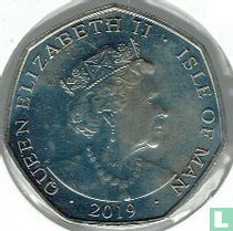 Man 50 pence 2019 "Captain Hook"