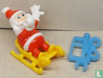 Santa with sleigh