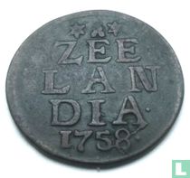 Zeeland 1 duit 1758 (cuivre) acheter