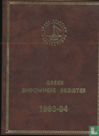 Greek shipowners register 1993-94