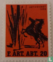 Swiss soldier stamp