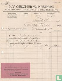 N.V. Gescher & Kemper's Tapijthandel en complete Meubileering