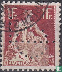 Zittende Helvetia