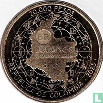 Colombia 20000 peso 2023 "100 jaar Bank van de Republiek"