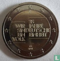 5 x 2 euro A/D/F/G/J 2025 Duitse eenheid  acheter