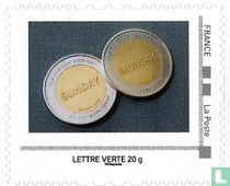 Pièces en métal gravé