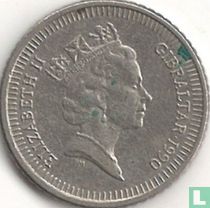Gibraltar 5 pence 1990 (3.25 g - AB)