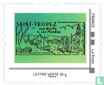 Postal flame from Saint-Tropez