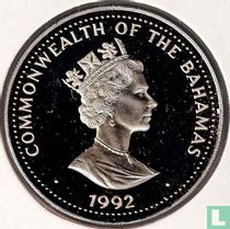 Bahama's 5 dollar 1992 (PROOF) "Opening Panamakanaal"