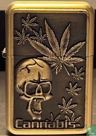 Earth Star Smoking set - Cannabis - Skull & Leaves